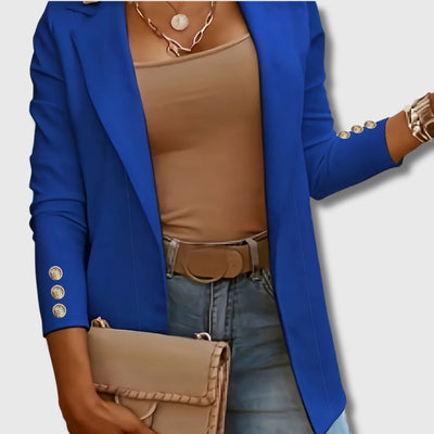 Noémie - Damen Elegante Lange Jacke Limitierte Auflage