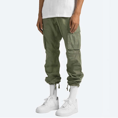 Cargo Hose Herren Weit Geschnitten | Mit Kordelzug und Taschen
