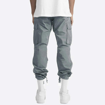 Cargo Hose Herren Weit Geschnitten | Mit Kordelzug und Taschen