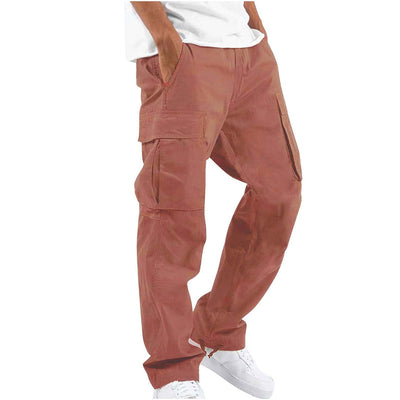 Cargo Hose Herren Weit Geschnitten | Mit Kordelzug und Taschen