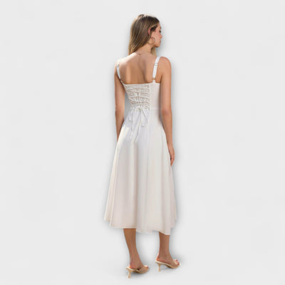 Hope - Rüschentop Kleid mit Schlitzdetail