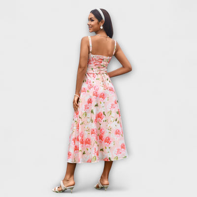 Hope - Rüschentop Kleid mit Schlitzdetail