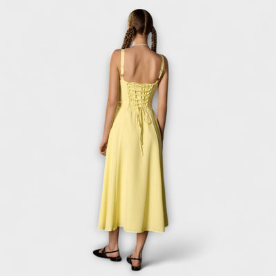 Hope - Rüschentop Kleid mit Schlitzdetail