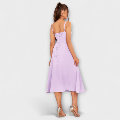 Hope - Rüschentop Kleid mit Schlitzdetail