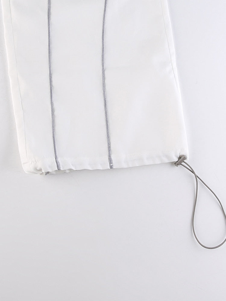 Sahari – Baggy Hose mit Low Waist und weitem Bein