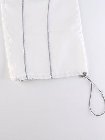 Sahari – Baggy Hose mit Low Waist und weitem Bein