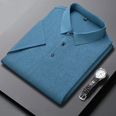 ROSSI ROMA | Luxus-Polo mit Muster
