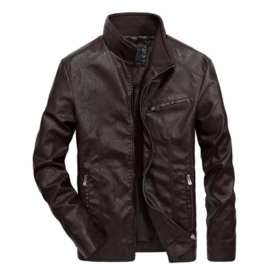 Detlef® | Lässige Lederjacke