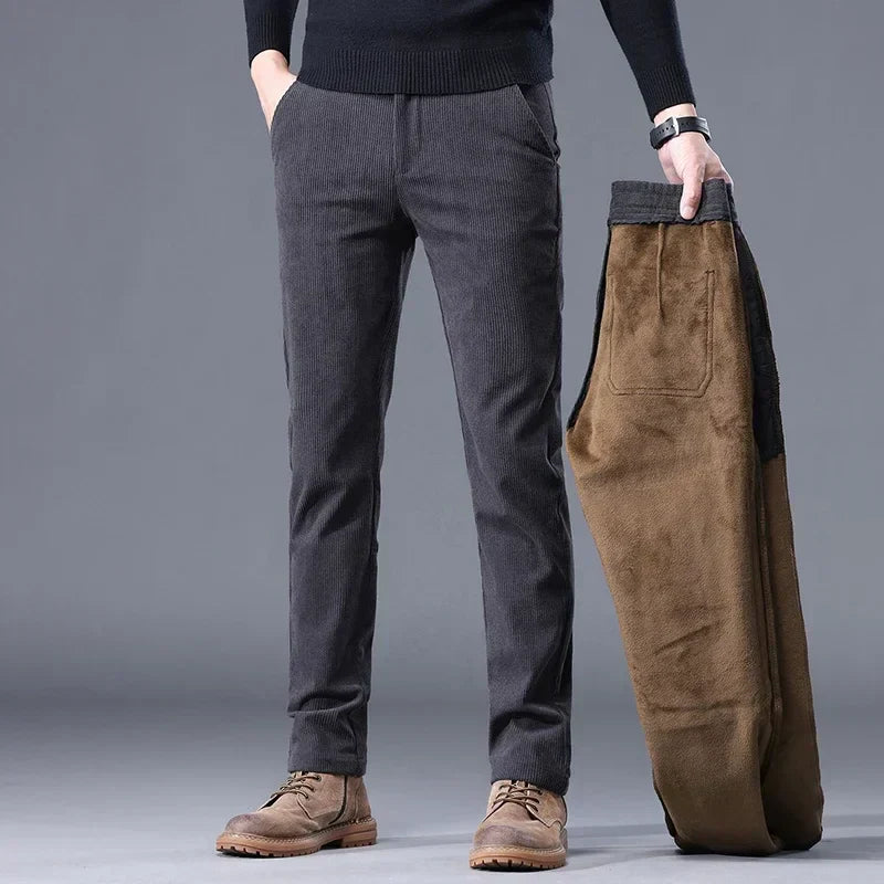 Durham | Herren Cordhose mit Fleece-Futter & Slim Straight Fit