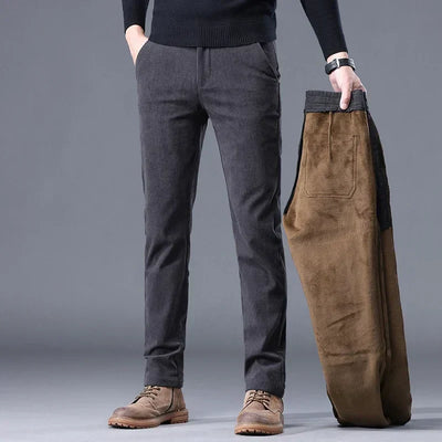 Durham | Herren Cordhose mit Fleece-Futter & Slim Straight Fit