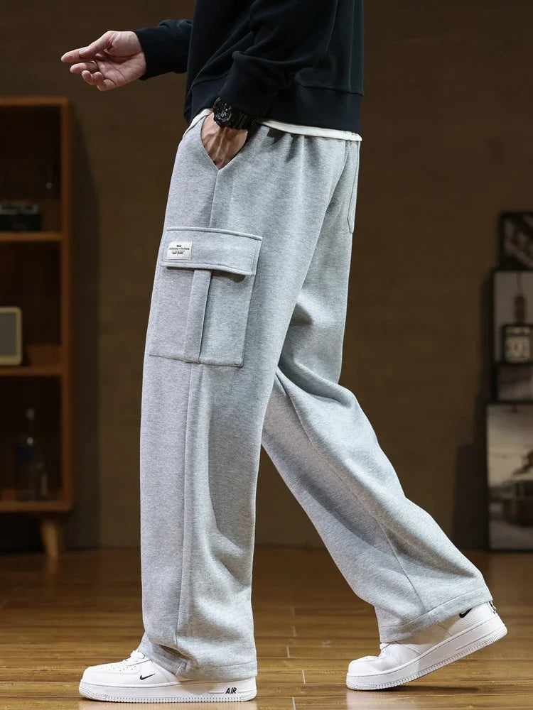 Herren Cargo Sweatpants Mit Praktischen Taschen