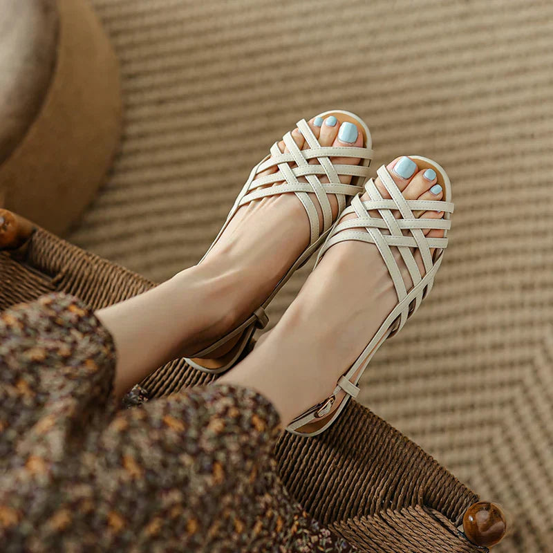 Scarlett | Klaire Flache Sandalen