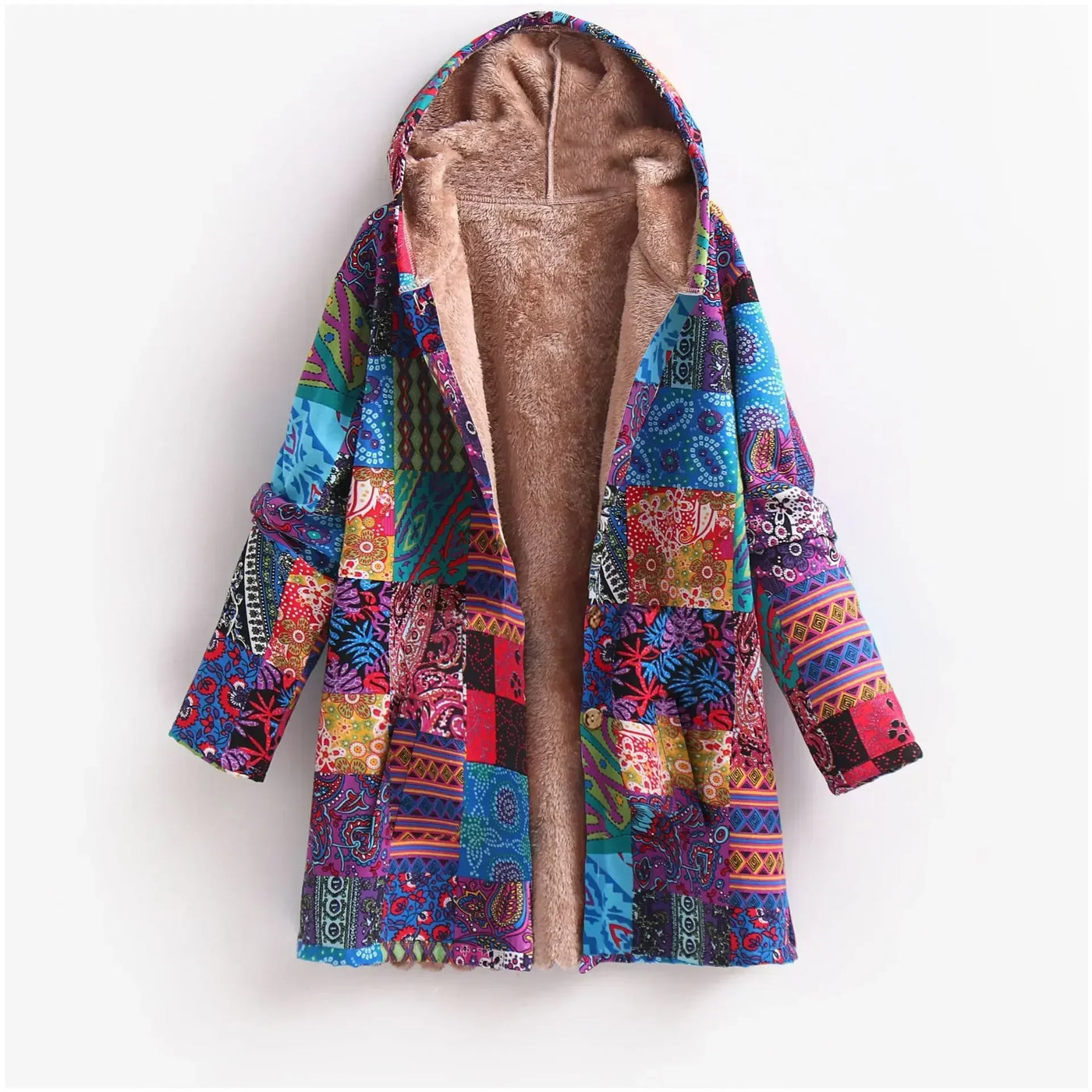 Valeska® | Fleecegefütterte Kapuzenjacke