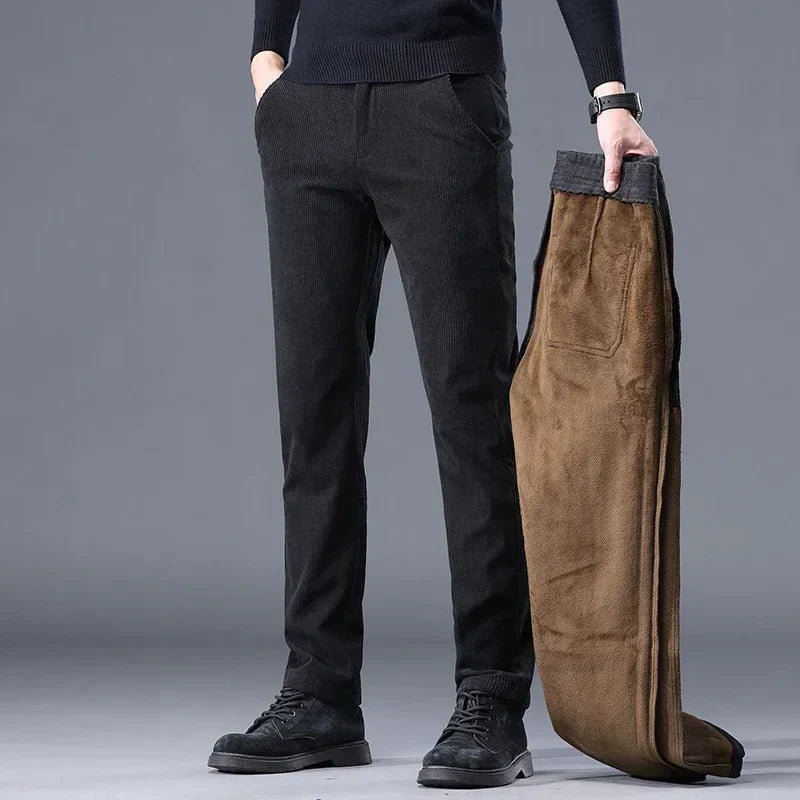 Durham | Herren Cordhose mit Fleece-Futter & Slim Straight Fit