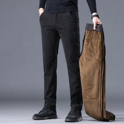 Durham | Herren Cordhose mit Fleece-Futter & Slim Straight Fit