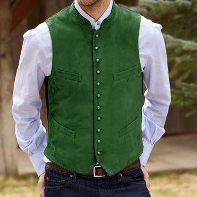 Herren Trachtenhemd | Einreiher Casual Vest