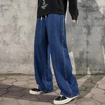 Herren Lässig Baggy Jeans | Weites Bein