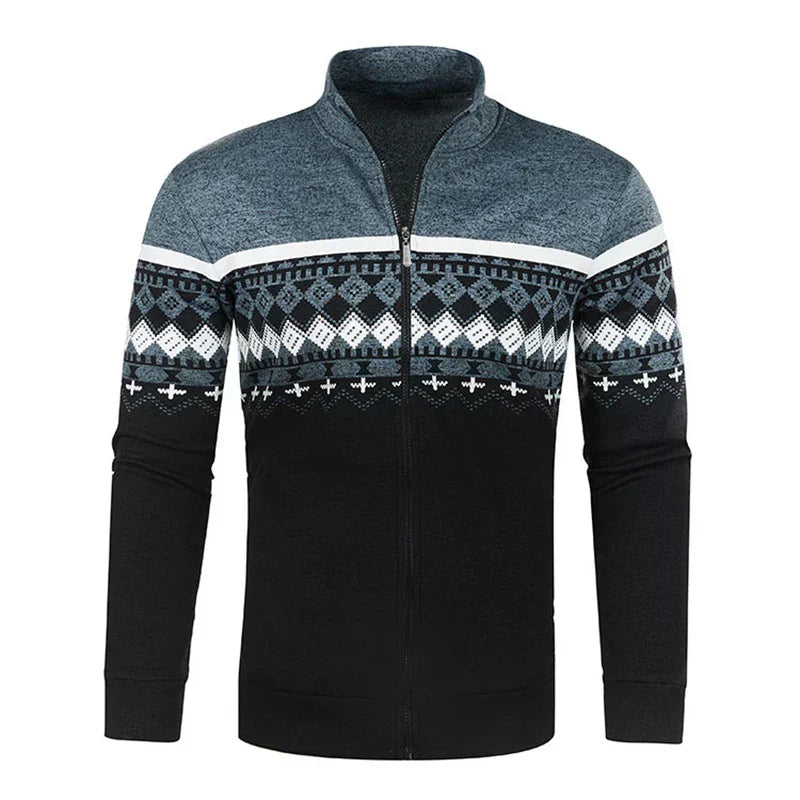 Luke | Zip-Up Vintage Cardigan