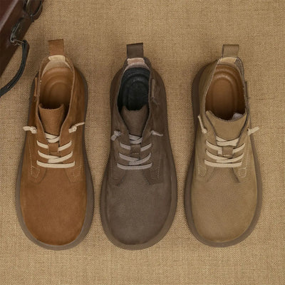 Kellington | Herren Vintage Kurzstiefel mit weicher Sohle und Schnürung