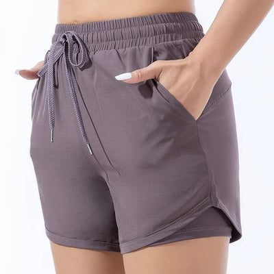 Premium Damen Sportshorts mit Feuchtigkeitstransport & Innen-Slip