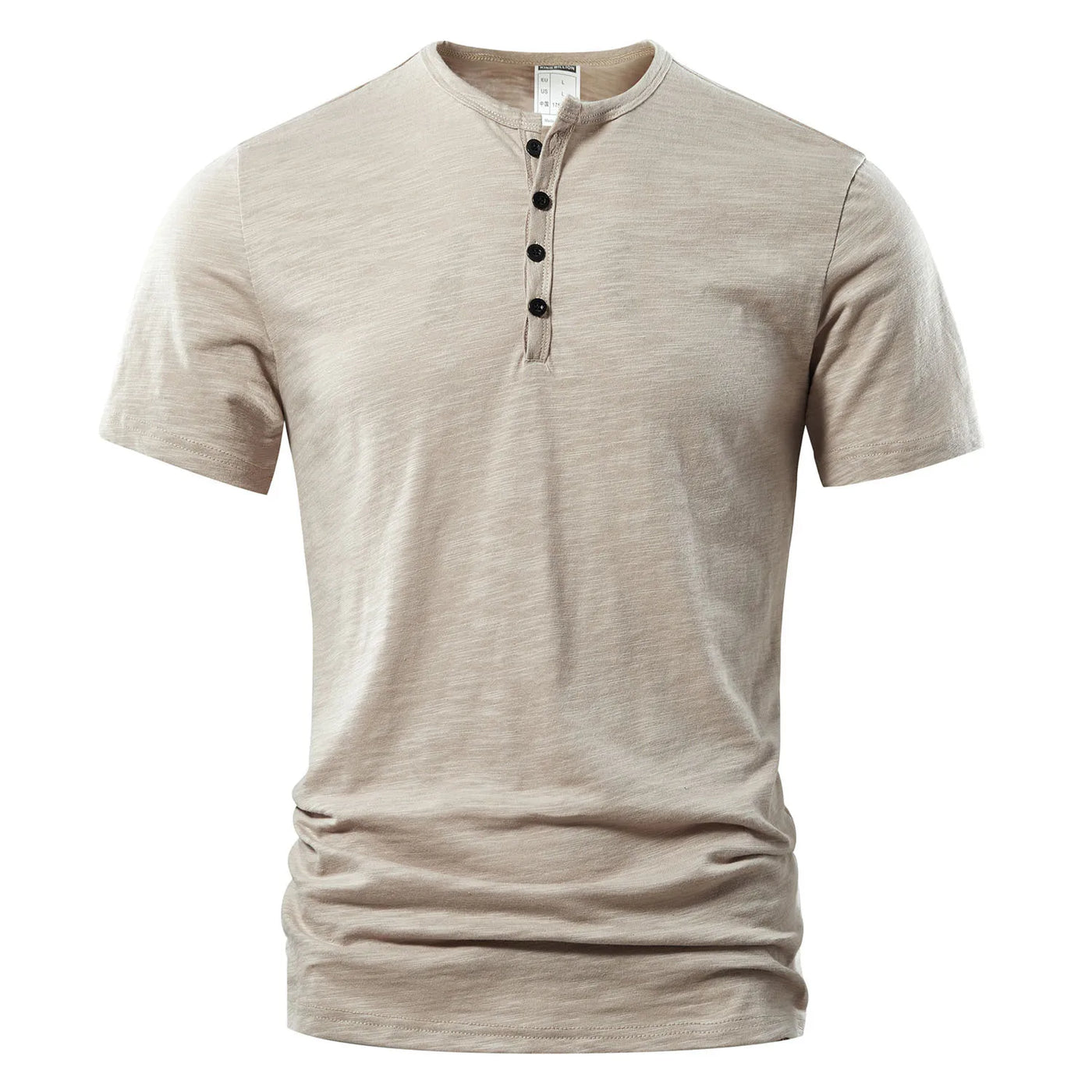 Herren Lässig Henley T-Shirt | Klassisch