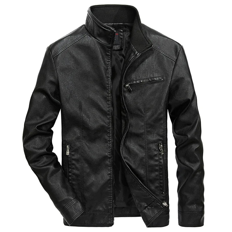 Detlef® | Lässige Lederjacke