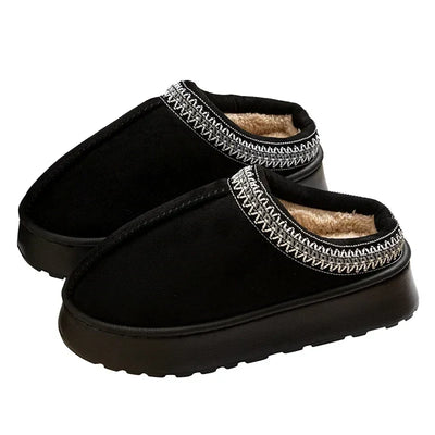 Damen Klassischer Stiefel mit Dicke Sohle