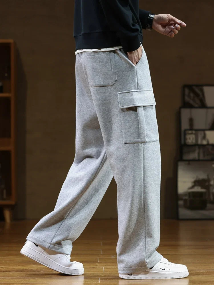 Herren Cargo Sweatpants Mit Praktischen Taschen
