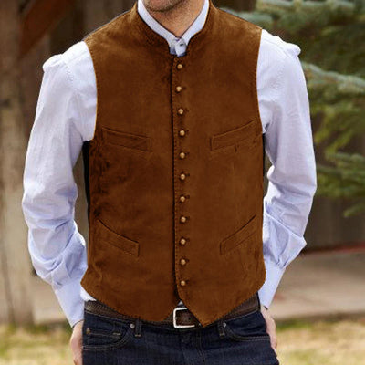 Herren Trachtenhemd | Einreiher Casual Vest