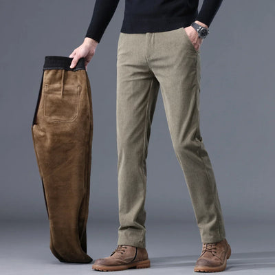 Durham | Herren Cordhose mit Fleece-Futter & Slim Straight Fit