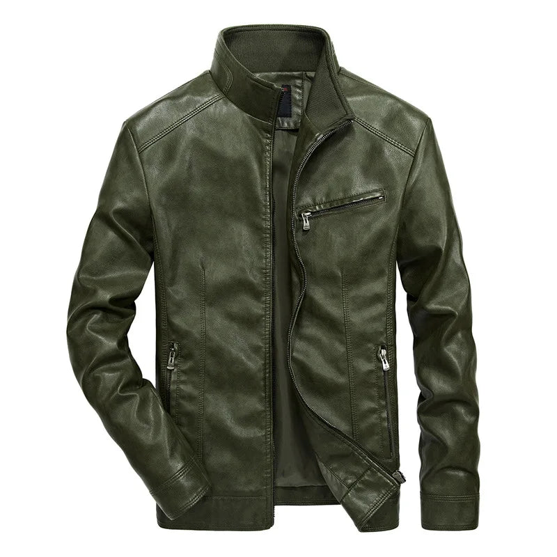 Detlef® | Lässige Lederjacke