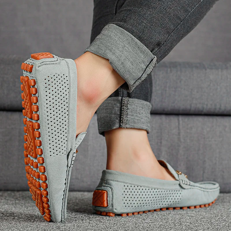 Semelle plate | Chaussures en cuir respirant