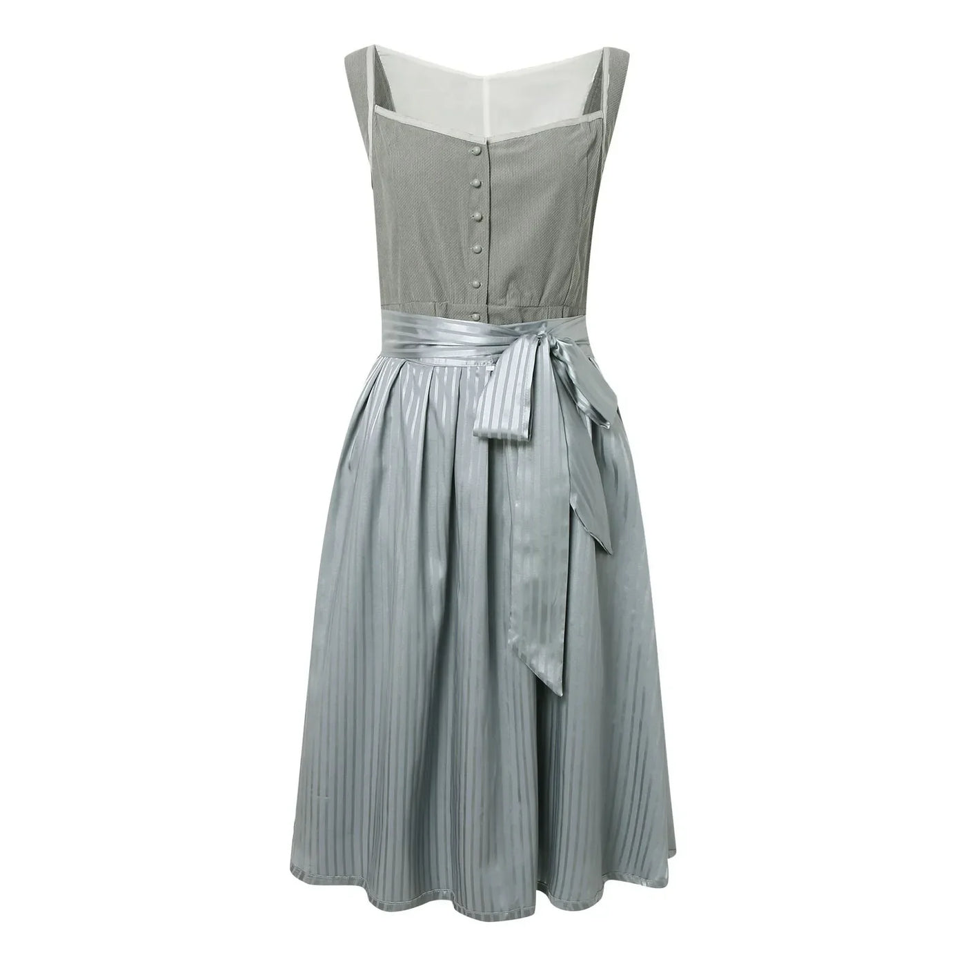 Langärmliges Dirndlkleid Mit Schleife Für Damen | Midi