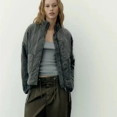 Alana™ | Vintage Premium Steppjacke