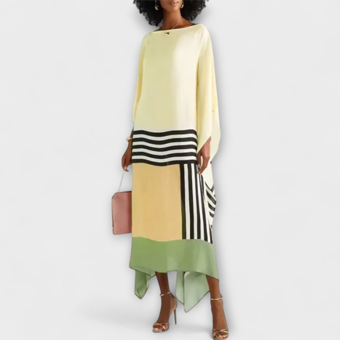 Elenora - Locker geschnittener geometrischer Kaftan