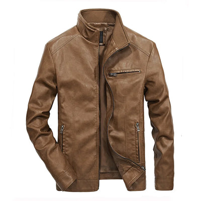 Detlef® | Lässige Lederjacke