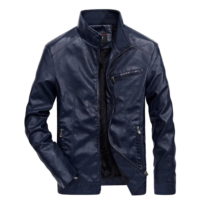 Detlef® | Lässige Lederjacke