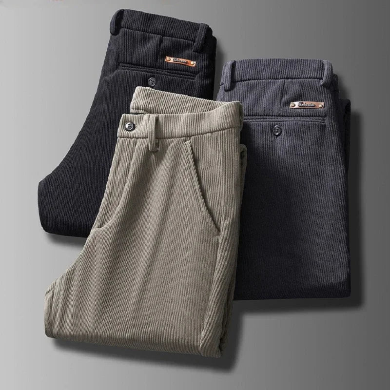 Durham | Herren Cordhose mit Fleece-Futter & Slim Straight Fit