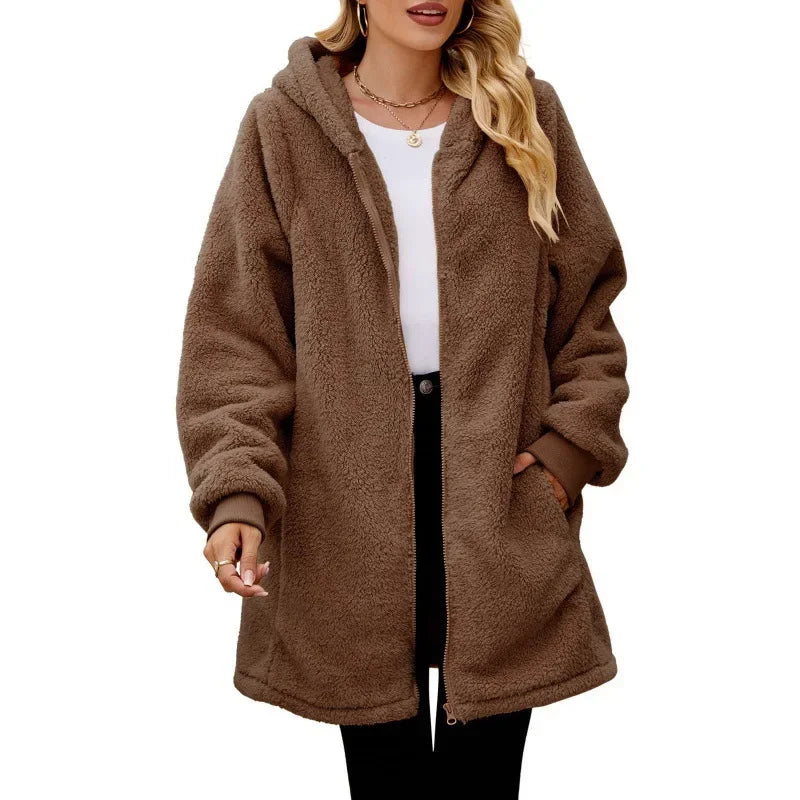 Sabine-Marie® | Kapuzen-Fleecejacke