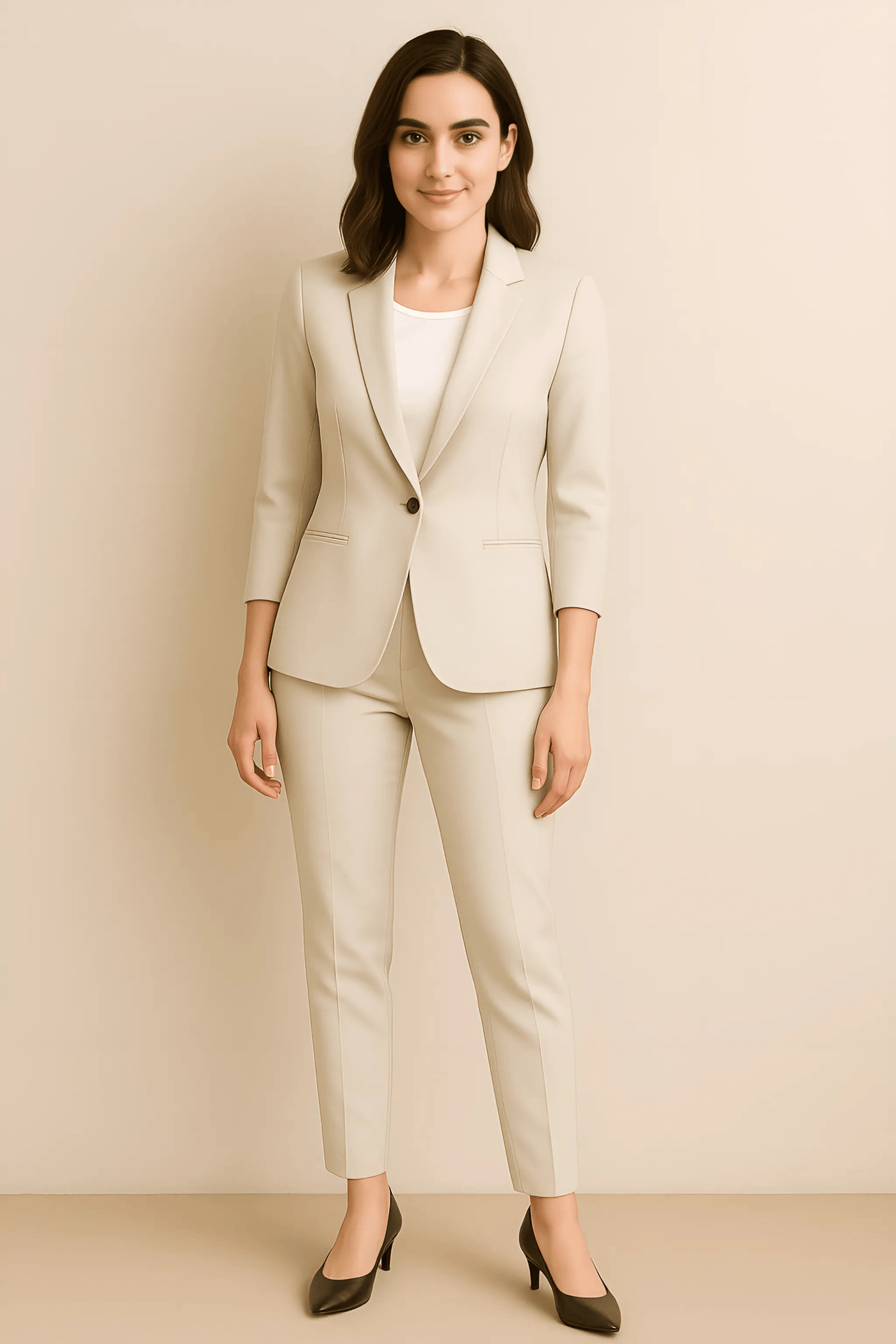 Sahari - Damen Blazer und Hose Set | Tailliert, Elegant, Vielseitig