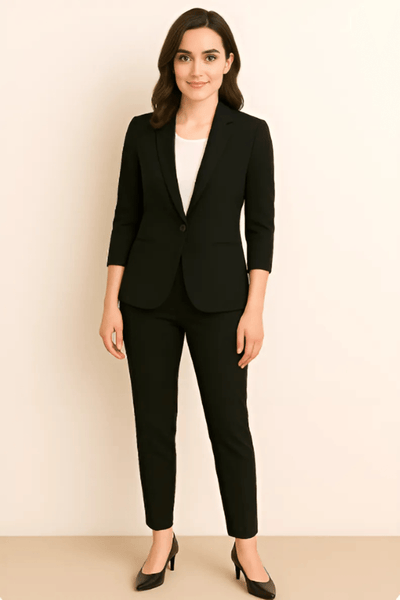 Sahari - Damen Blazer und Hose Set | Tailliert, Elegant, Vielseitig