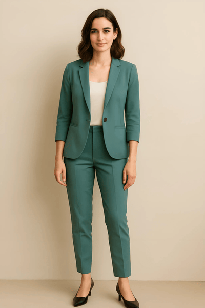 Sahari - Damen Blazer und Hose Set | Tailliert, Elegant, Vielseitig