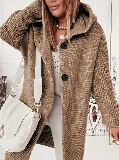 Sahari - Damen Cardigan | Kapuze, Lässiger Stil