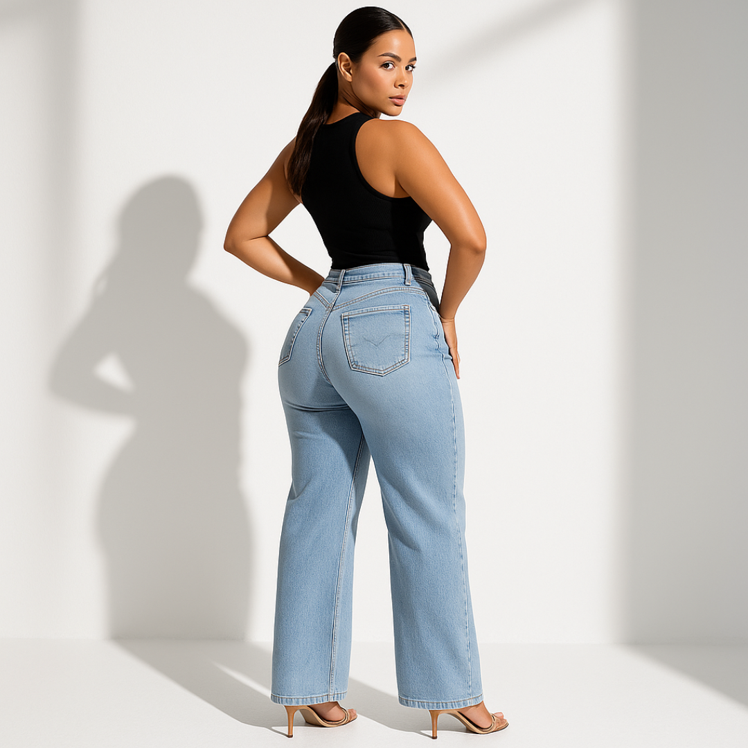 Sahari - Damen Denim Jeans | BBL-Pasform, Komfortabel, Trendy