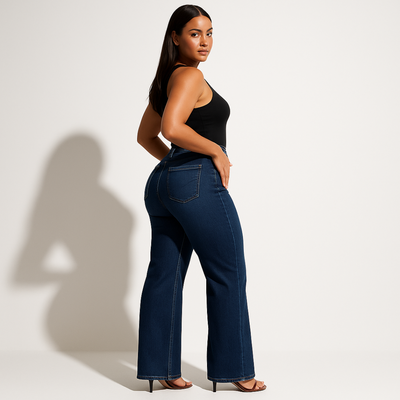 Sahari - Damen Denim Jeans | BBL-Pasform, Komfortabel, Trendy