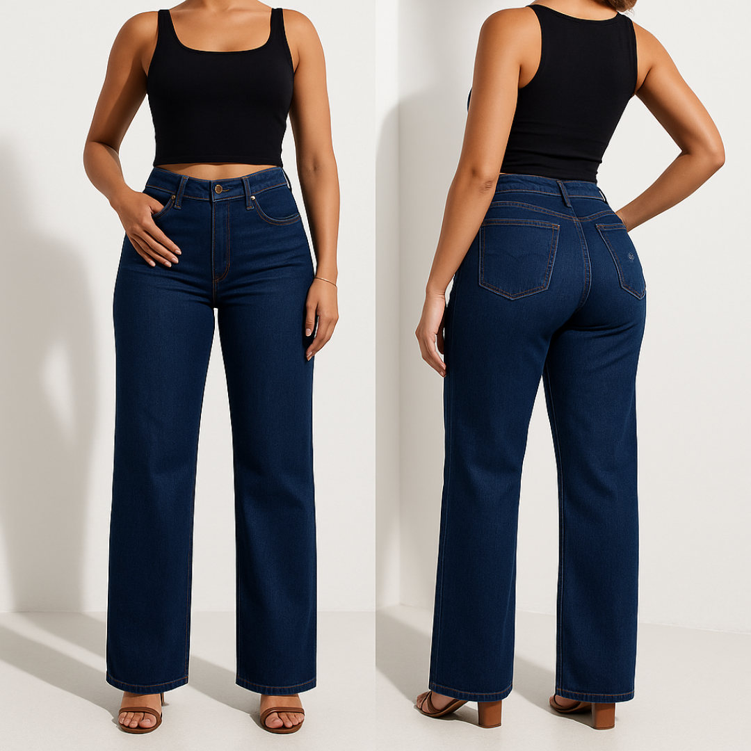 Sahari - Damen Denim Jeans | BBL-Pasform, Komfortabel, Trendy