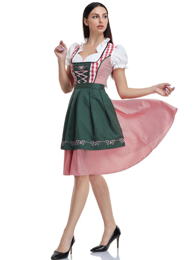 Sahari - Damen Dirndl | Klassisch, Elegante Verarbeitung, Baumwollmix