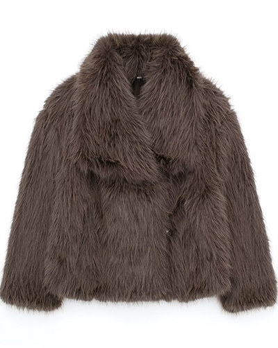 Sahari - Damen Faux Fur Jacke | Nachhaltig, Elegant, Warm