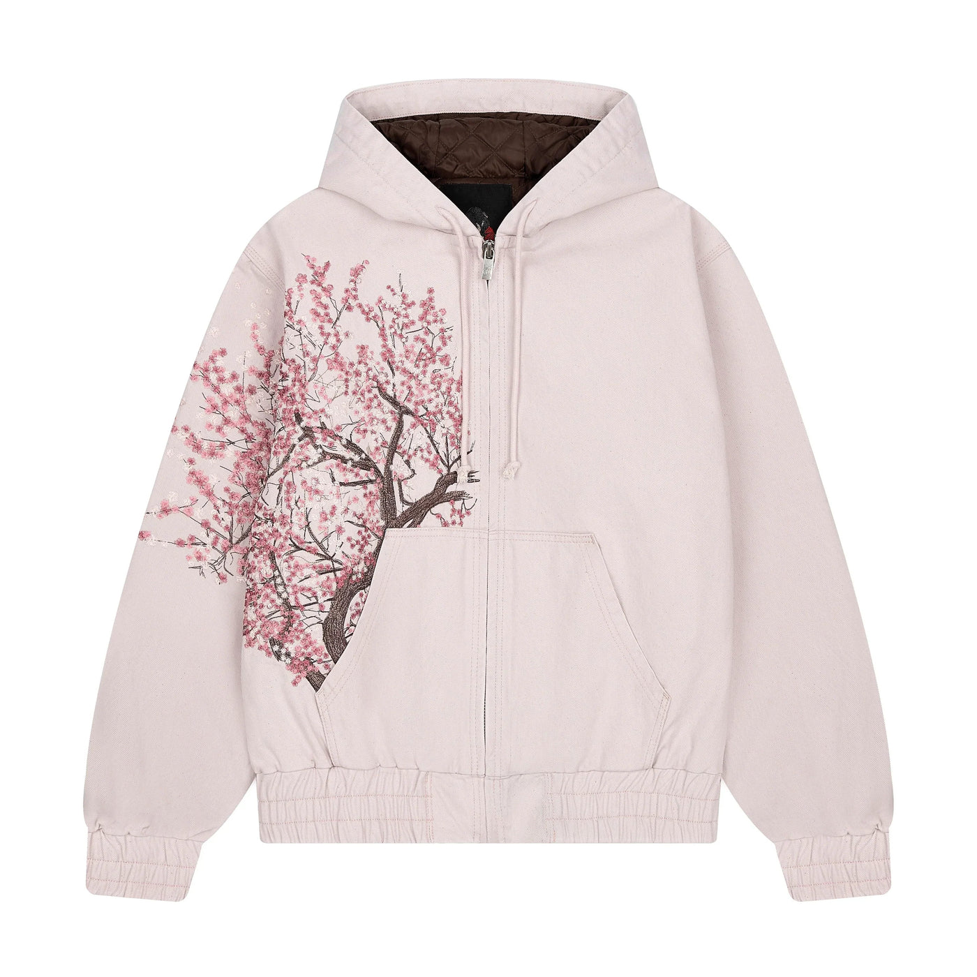 Sahari - Damen Hoodie | Kirschenblütenprint, Weicher Baumwollmix