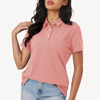 Sahari - Damen Polo Shirt | Baumwolle, Klassische Krawatte